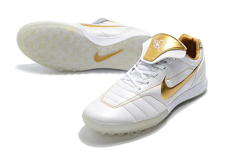 Nike Tiempo Legend 7 Elite R10 TF - White/Metallic Gold/Classic White