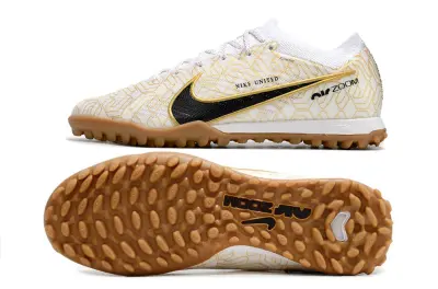 Nike Air Zoom Mercurial Vapor 15 Elite TF - White/Golden Yellow/Black