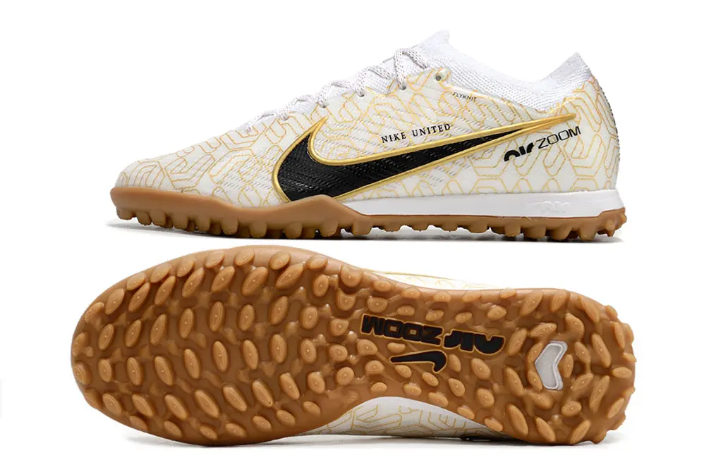 Nike Air Zoom Mercurial Vapor 15 Elite TF - White/Golden Yellow/Black