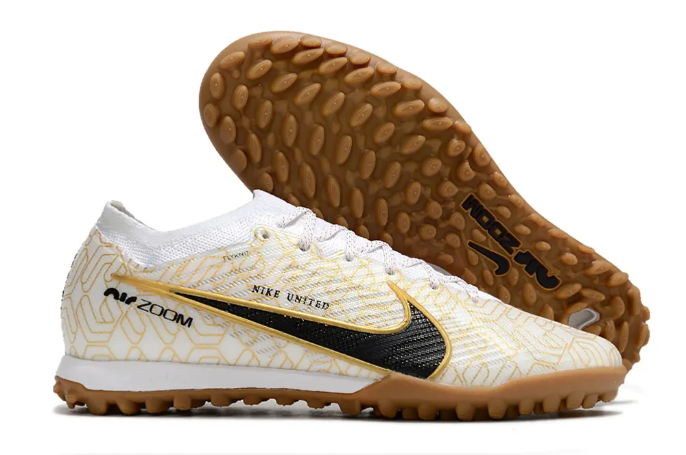 Nike Air Zoom Mercurial Vapor 15 Elite TF - White/Golden Yellow/Black