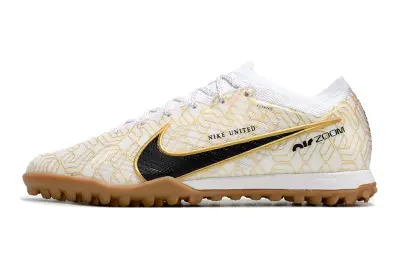 Nike Air Zoom Mercurial Vapor 15 Elite TF - White/Golden Yellow/Black