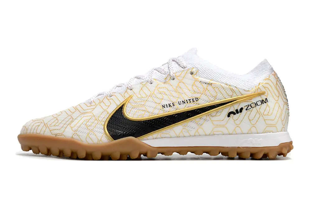 Nike Air Zoom Mercurial Vapor 15 Elite TF - White/Golden Yellow/Black