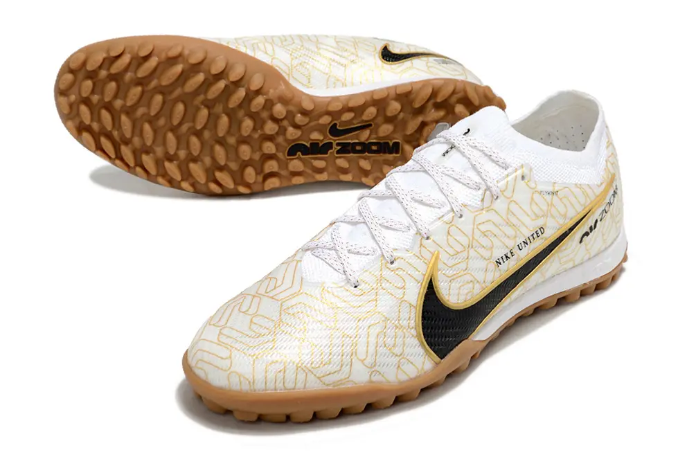 Nike Air Zoom Mercurial Vapor 15 Elite TF - White/Golden Yellow/Black
