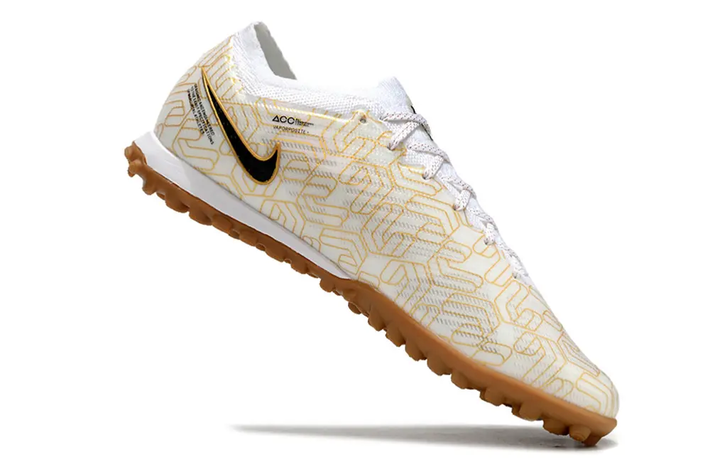 Nike Air Zoom Mercurial Vapor 15 Elite TF - White/Golden Yellow/Black