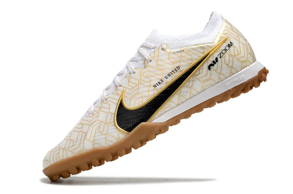 Nike Air Zoom Mercurial Vapor 15 Elite TF - White/Golden Yellow/Black