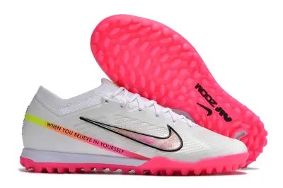Nike Air Zoom Mercurial Vapor 15 Elite TF - White/Hot Pink/Neon Yellow