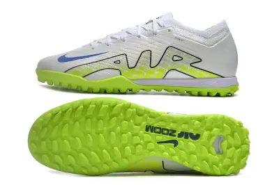 Nike Air Zoom Mercurial Vapor 15 Elite TF - White/Neon Green/Electric Blue