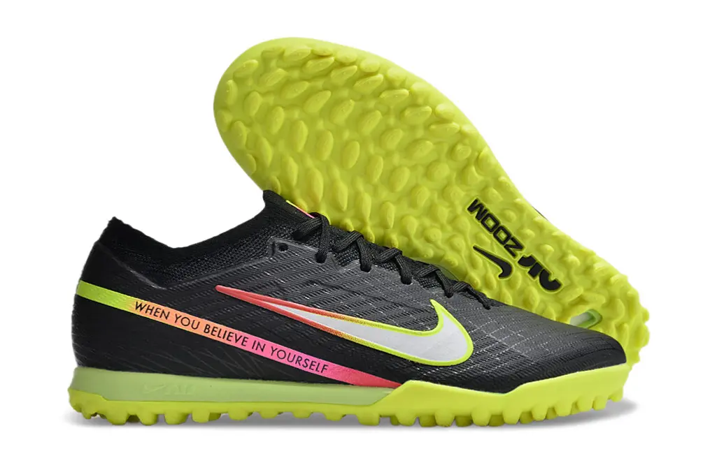 Nike Air Zoom Mercurial Vapor 15 Elite TF - Black/Solar Yellow/Racer Pink