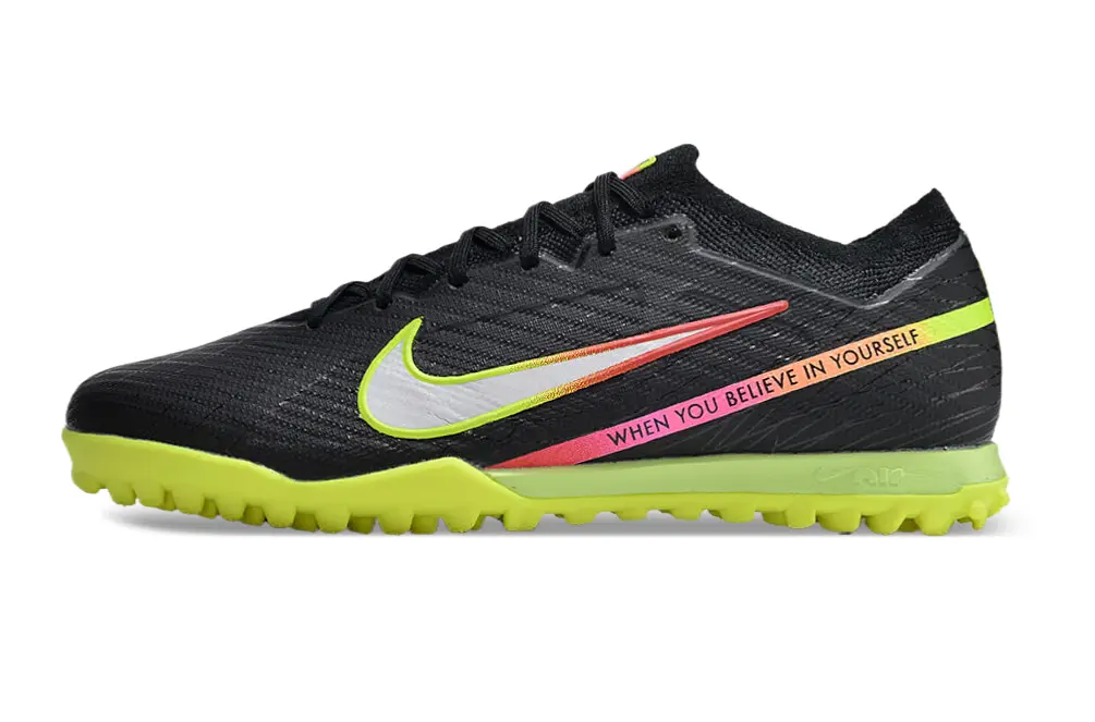 Nike Air Zoom Mercurial Vapor 15 Elite TF - Black/Solar Yellow/Racer Pink