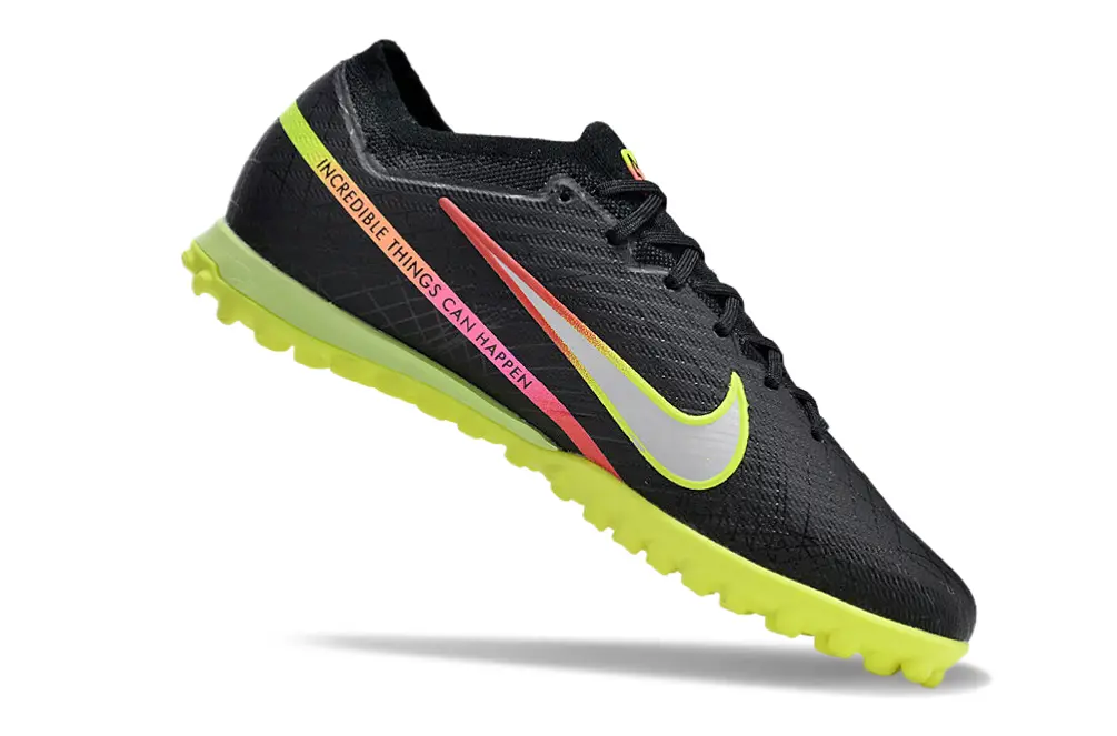 Nike Air Zoom Mercurial Vapor 15 Elite TF - Black/Solar Yellow/Racer Pink