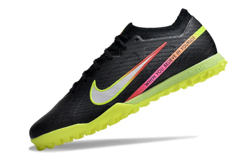 Nike Air Zoom Mercurial Vapor 15 Elite TF - Black/Solar Yellow/Racer Pink