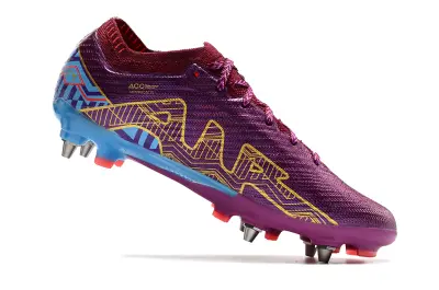 Nike Air Zoom Mercurial Vapor 15 Elite SG - Purple/Electric Blue/Crimson Red