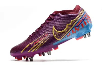 Nike Air Zoom Mercurial Vapor 15 Elite SG - Purple/Electric Blue/Crimson Red