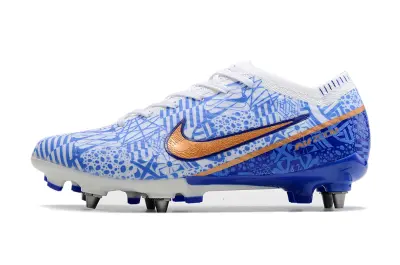 Nike Air Zoom Mercurial Vapor 15 Elite SG - Blue/Electric Blue/Sunny Orange