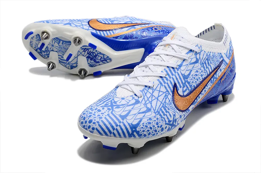 Nike Air Zoom Mercurial Vapor 15 Elite SG - Blue/Electric Blue/Sunny Orange