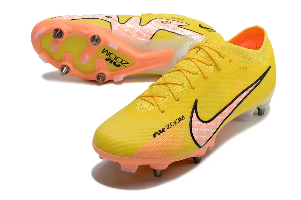 Nike Air Zoom Mercurial Vapor 15 Elite SG - Yellow/Vibrant Yellow/Pink Hues