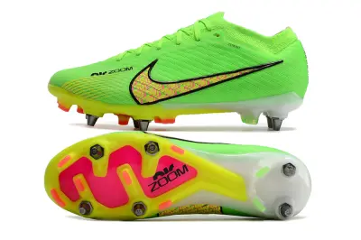 Nike Air Zoom Mercurial Vapor 15 Elite SG - Green/Lime Burst/Neon Pink