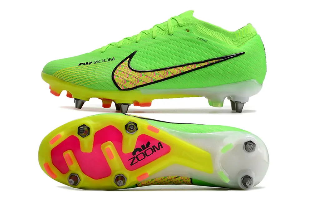 Nike Air Zoom Mercurial Vapor 15 Elite SG - Green/Lime Burst/Neon Pink