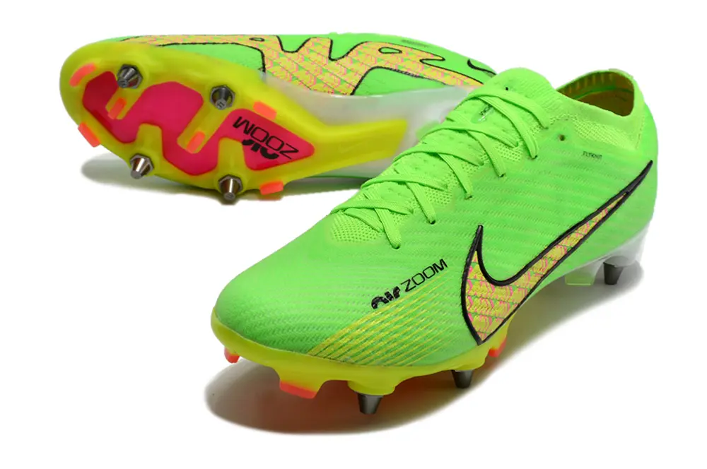 Nike Air Zoom Mercurial Vapor 15 Elite SG - Green/Lime Burst/Neon Pink