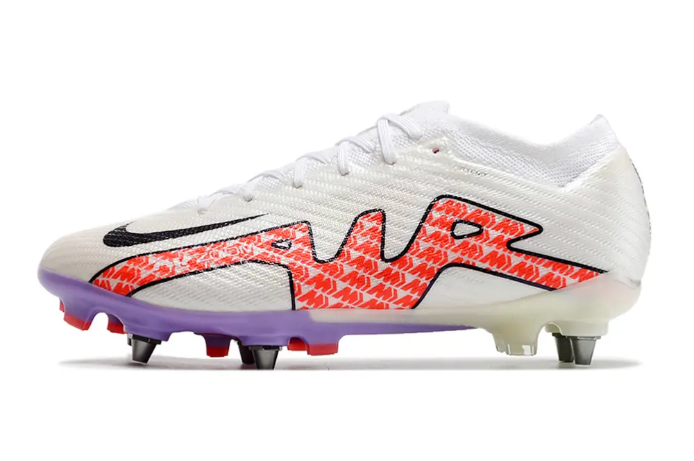 Nike Air Zoom Mercurial Vapor 15 Elite SG - White/Vibrant Orange/Soft Lavender
