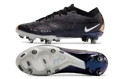 Nike Air Zoom Mercurial Vapor 15 Elite SG - Black/Midnight Purple/Metallic Bronze
