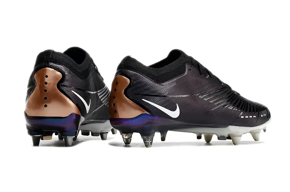 Nike Air Zoom Mercurial Vapor 15 Elite SG - Black/Midnight Purple/Metallic Bronze