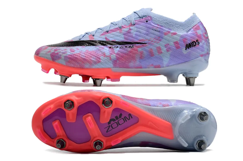 Nike Air Zoom Mercurial Vapor 15 Elite SG - Purple/Vibrant Pink/Soft Blue