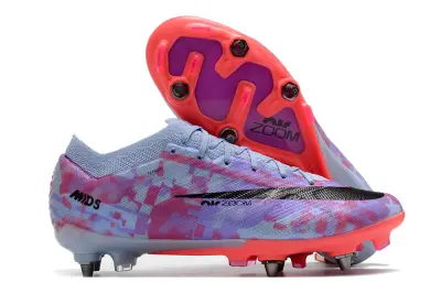 Nike Air Zoom Mercurial Vapor 15 Elite SG - Purple/Vibrant Pink/Soft Blue