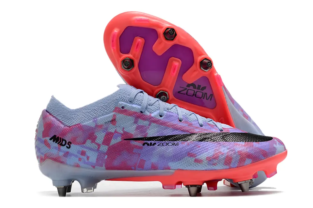 Nike Air Zoom Mercurial Vapor 15 Elite SG - Purple/Vibrant Pink/Soft Blue