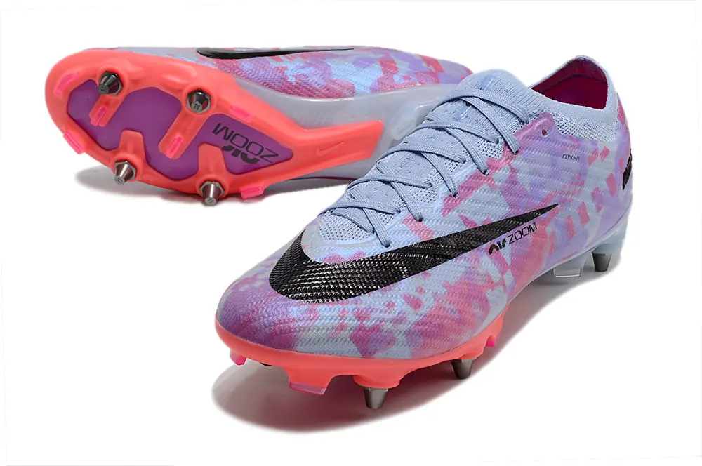 Nike Air Zoom Mercurial Vapor 15 Elite SG - Purple/Vibrant Pink/Soft Blue