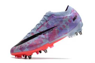 Nike Air Zoom Mercurial Vapor 15 Elite SG - Purple/Vibrant Pink/Soft Blue