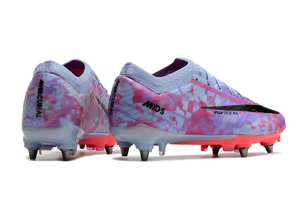 Nike Air Zoom Mercurial Vapor 15 Elite SG - Purple/Vibrant Pink/Soft Blue