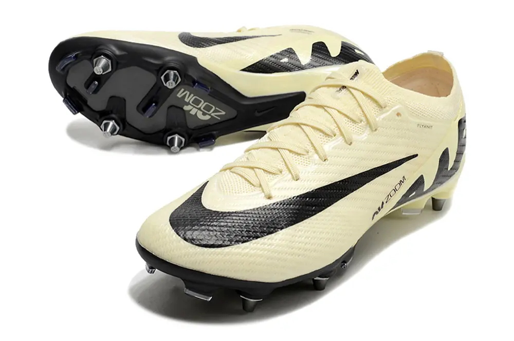 Nike Air Zoom Mercurial Vapor 15 Elite SG - Ivory/Soft Cream/Black