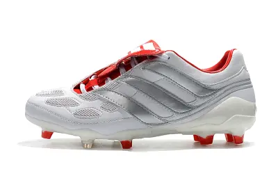 Beckham x Adidas Predator Precision FG - Gray/Fiery Red/White