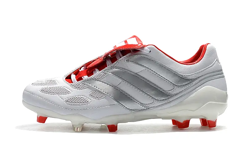 Beckham x Adidas Predator Precision FG - Gray/Fiery Red/White