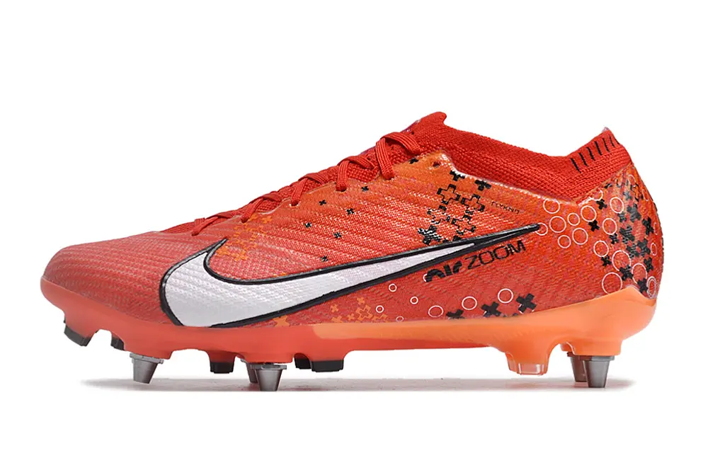 Nike Air Zoom Mercurial Vapor 15 Elite SG - Red/Bright Flame/Crimson Blaze