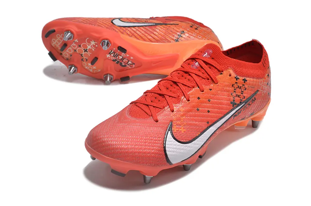 Nike Air Zoom Mercurial Vapor 15 Elite SG - Red/Bright Flame/Crimson Blaze