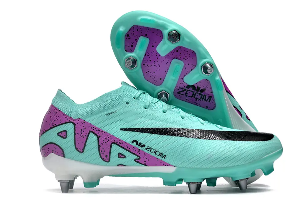 Nike Air Zoom Mercurial Vapor 15 Elite SG - Aqua/Vibrant Purple/Deep Mint