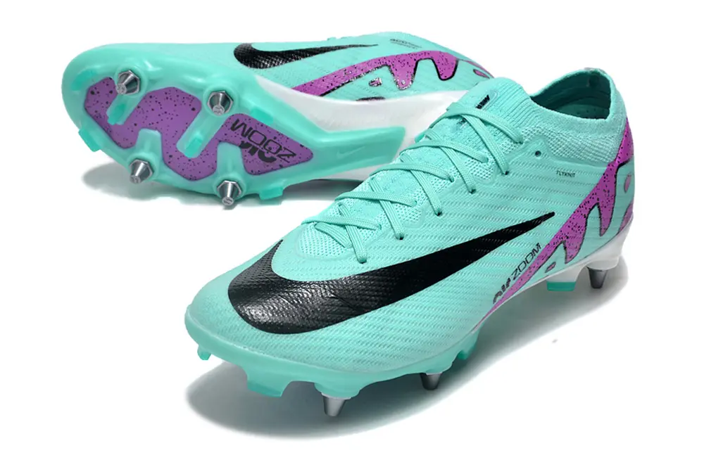 Nike Air Zoom Mercurial Vapor 15 Elite SG - Aqua/Vibrant Purple/Deep Mint