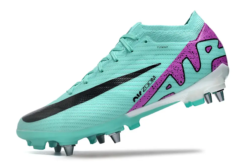 Nike Air Zoom Mercurial Vapor 15 Elite SG - Aqua/Vibrant Purple/Deep Mint