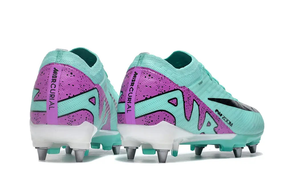 Nike Air Zoom Mercurial Vapor 15 Elite SG - Aqua/Vibrant Purple/Deep Mint