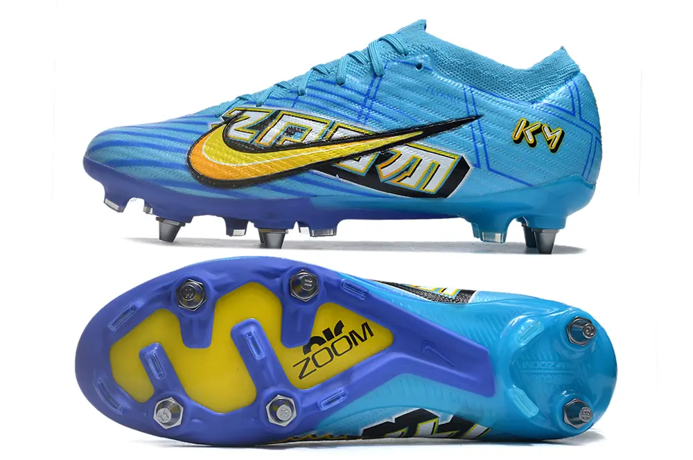 Nike Air Zoom Mercurial Vapor 15 Elite SG - Blue/Sky Blue/Sunshine Yellow