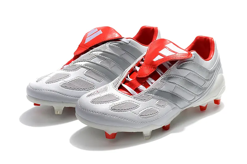 Beckham x Adidas Predator Precision FG - Gray/Fiery Red/White