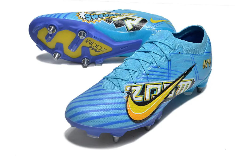 Nike Air Zoom Mercurial Vapor 15 Elite SG - Blue/Sky Blue/Sunshine Yellow