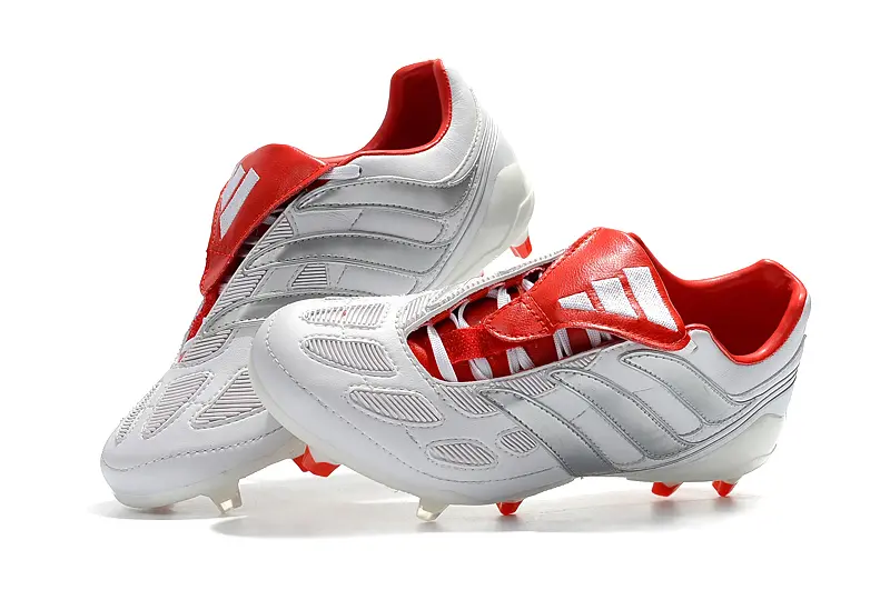 Beckham x Adidas Predator Precision FG - Gray/Fiery Red/White