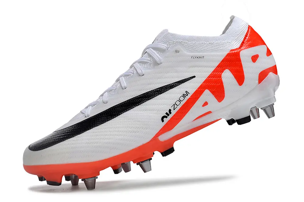 Nike Air Zoom Mercurial Vapor 15 Elite SG - White/Bright Orange/Black