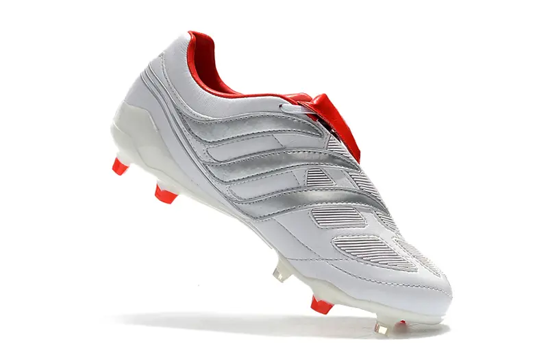 Beckham x Adidas Predator Precision FG - Gray/Fiery Red/White