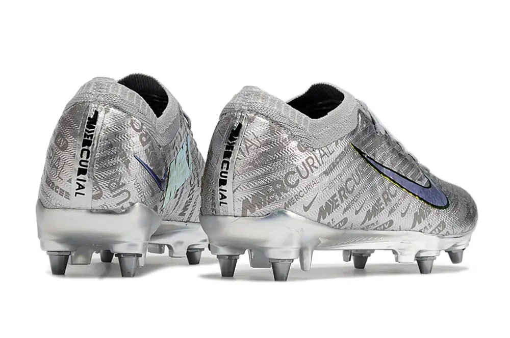 Nike Air Zoom Mercurial Vapor 15 Elite SG - Silver/Shimmering Silver/Gold Accent