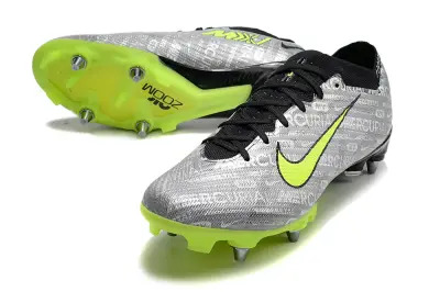Nike Air Zoom Mercurial Vapor 15 Elite SG - Gray/Vivid Lime/Jet Black