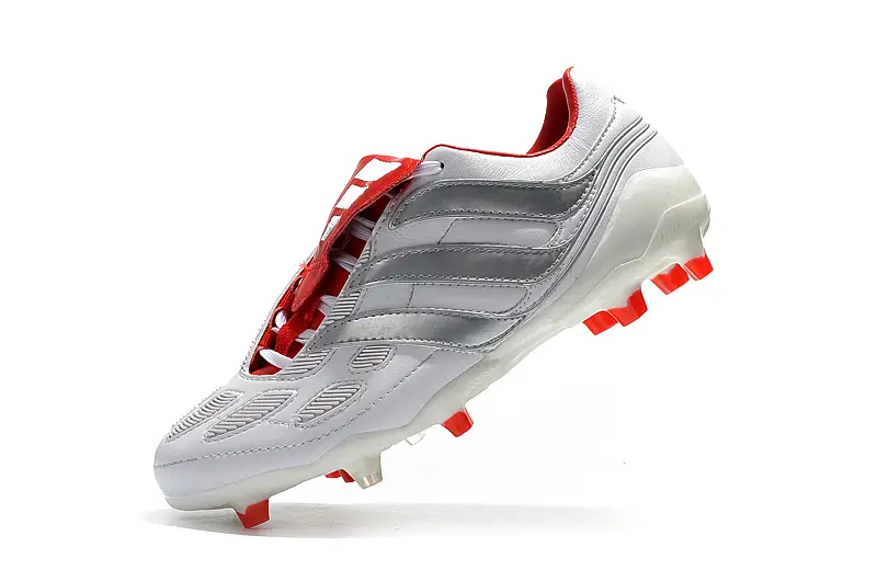 Beckham x Adidas Predator Precision FG - Gray/Fiery Red/White